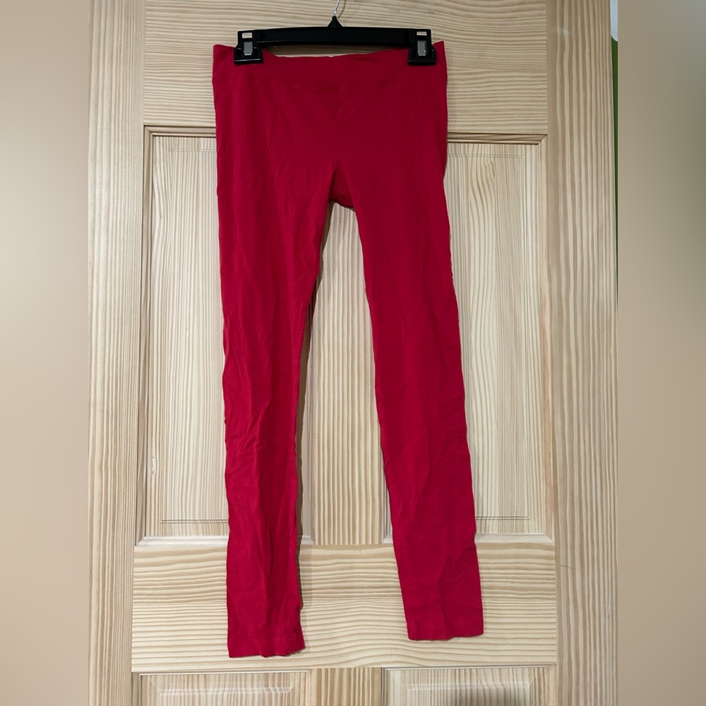 Wet Seal Red and Black Leggings